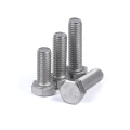 galvanized steel hex bolt DIN933 bolts and nuts M4 M6 M8 boulon roscas 8.8 M12 M16 M18 parafuso sextavado M20 M24 for door roof